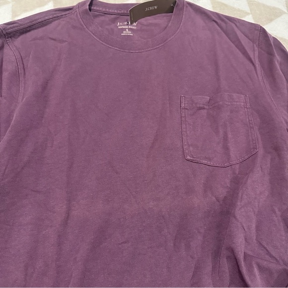 J crew washed orchid Vintage-wash cotton pocket T-shirt - Picture 5 of 5